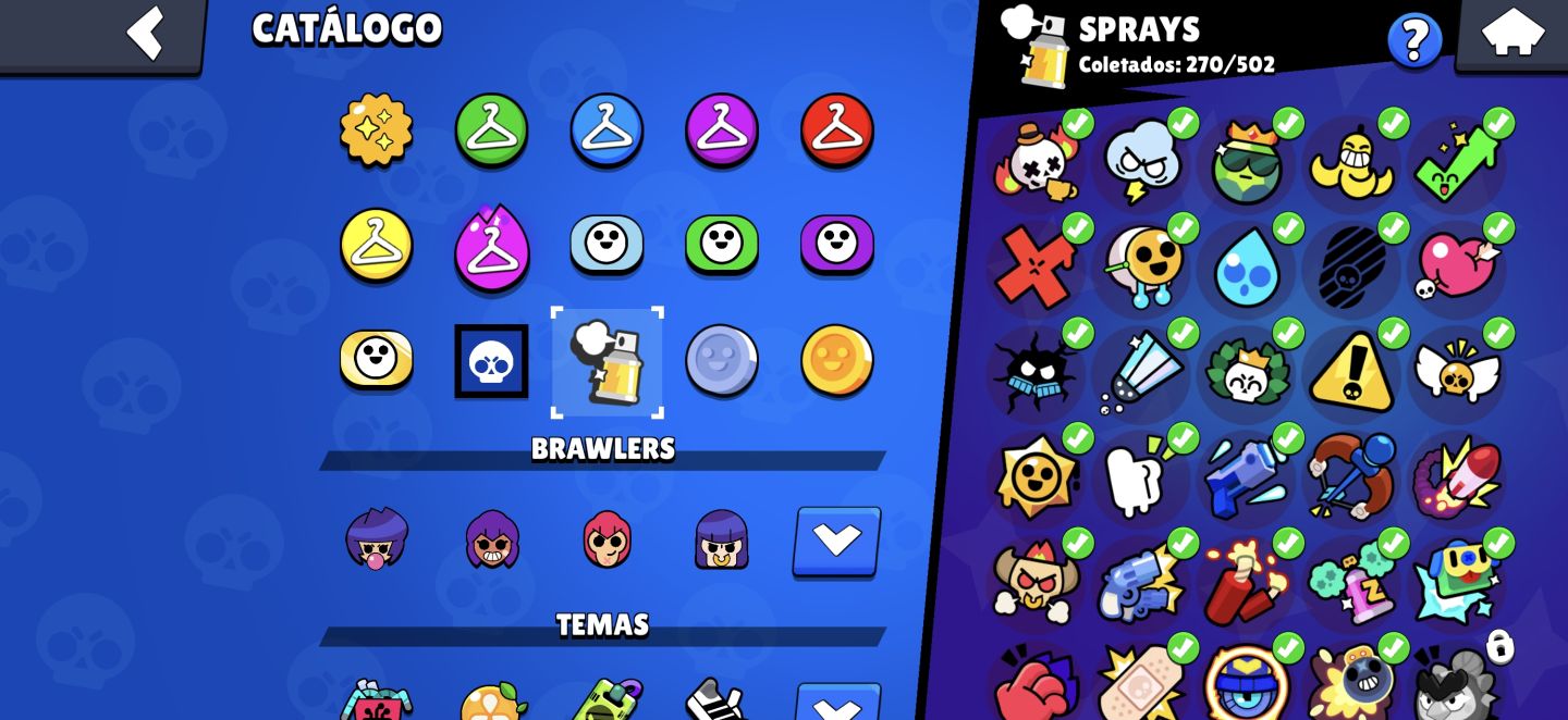 Conta 104 Brawlers + 345 Skins + 44Mil Troféus + Recursos