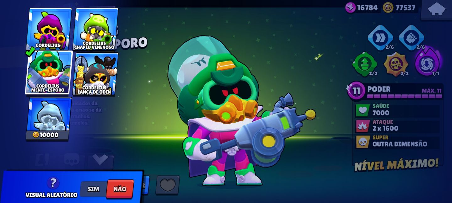 Conta Brawl Stars, 2019, full brawler, varias skins, e muito mais