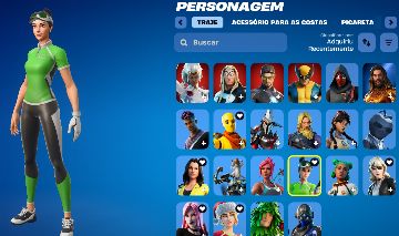 CONTA DE FORTNITE COM PODE RIR SIRENE E BRUMA