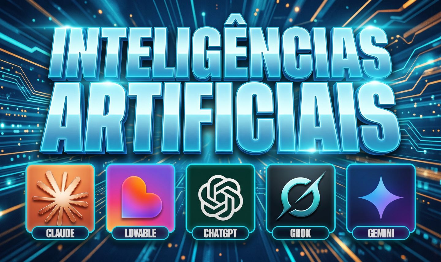 Inteligência Artificial - Claude, Chatgpt, Grok, Lovable, Manus, Gemini, N8N