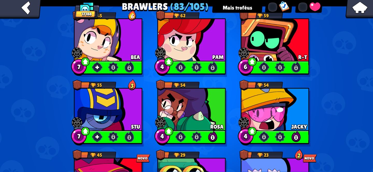 CONTA BRAWL STARS NO PREÇINHO ! (Tem muitas skins , moedas , prestígios e mais!)