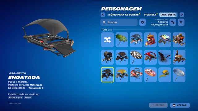 Conta Fortnite com Ragnarok + 21 Skins e 18 Picaretas Raras | 350 V-bucks