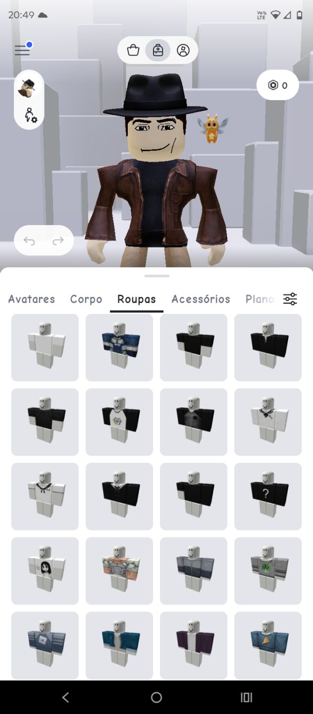 Conta Roblox Completa: Roupas 3D, Cabelos, Corpos, Acessórios e Emotes!