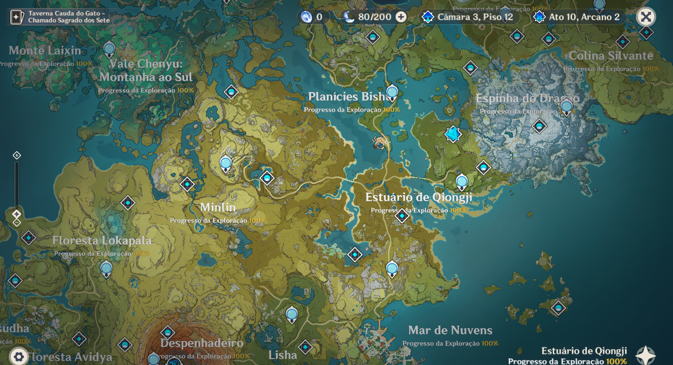 Serviços Genshin - Endgame, Builds, e exploração