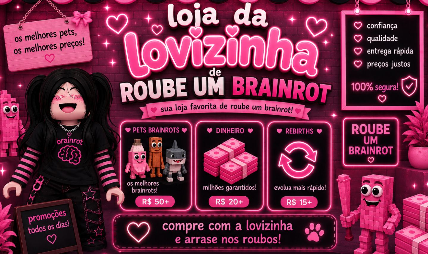 Roube um Brainrot | Lovizinha Brainrot