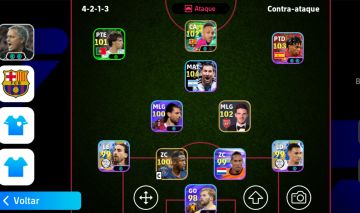 Conta com ótimos jogadores, kvara big time e conta iniciante boa pra começar