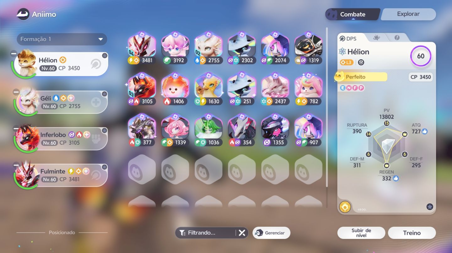 CONTA TITÃ ANIIMO LV 61 | 14 PRISMANAS PERF (8 SHINY) | TODOS PRISMANAS DA S1