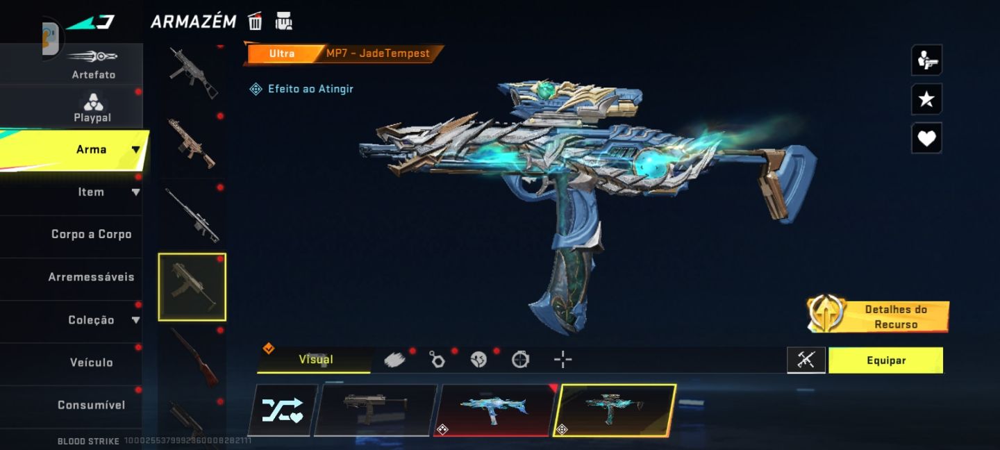 CONTA BLOOD STRIKE COM BASTANTE ITEN RARO ANTIGO E ATUAL