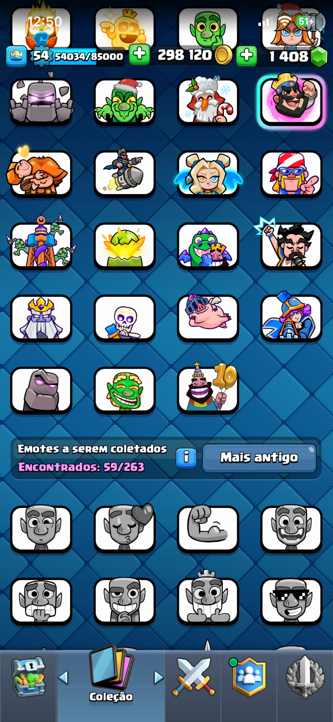Conta de Clash Royale com 6 Anos!! É possível a troca de Email e senha!