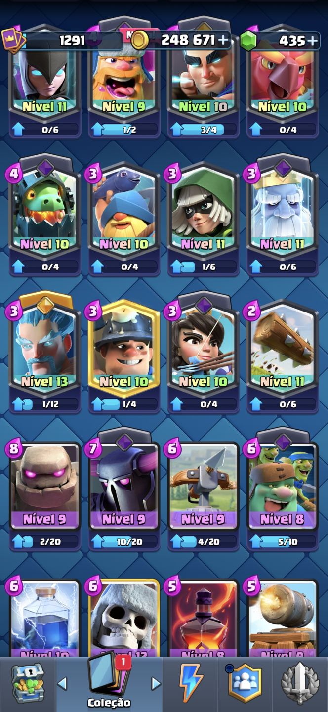 Conta clash Royale troféu: 8248