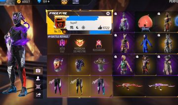 Conta de Free Fire Prime 8, Passes 6,7,8,9,10 e Etc. Full Angelical