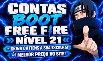 [PROMOÇAO SO HOJE] CONTAS BOOT NIVEL 21 + ALGUMAS SKINS