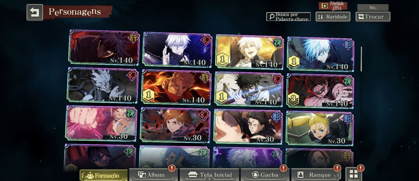 Personagens de Aniversário+70.000K de Cubos-JJKPP