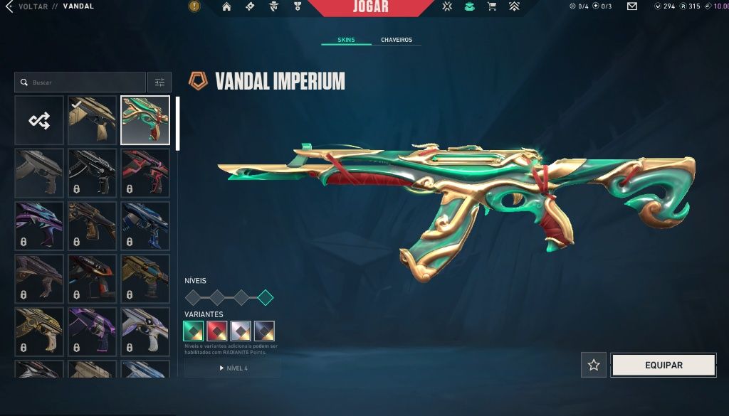 Conta Main Riot 2016 | LOL: 216 Skins | Valorant com Faca Sublime + Vandals
