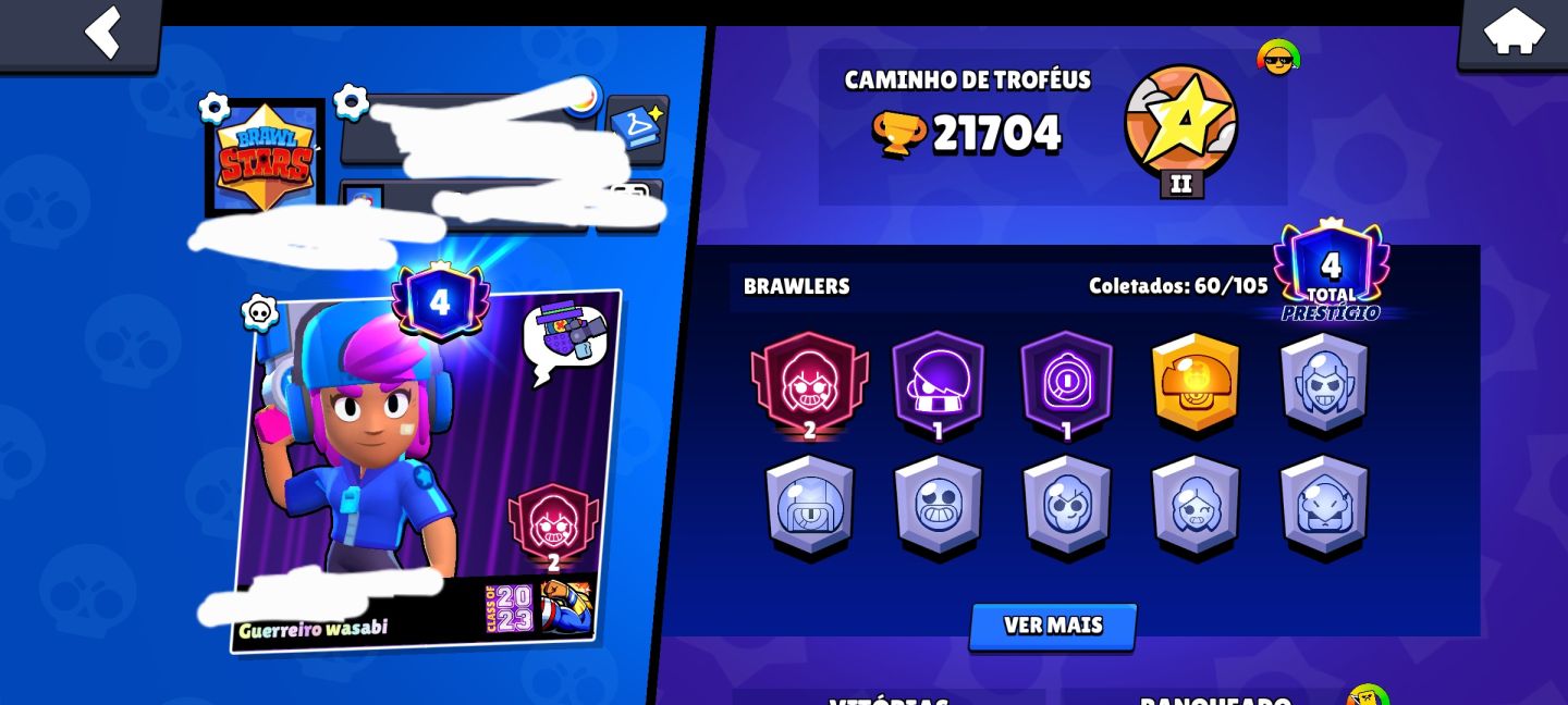 Conta de brawl 2018 muito top com 21k