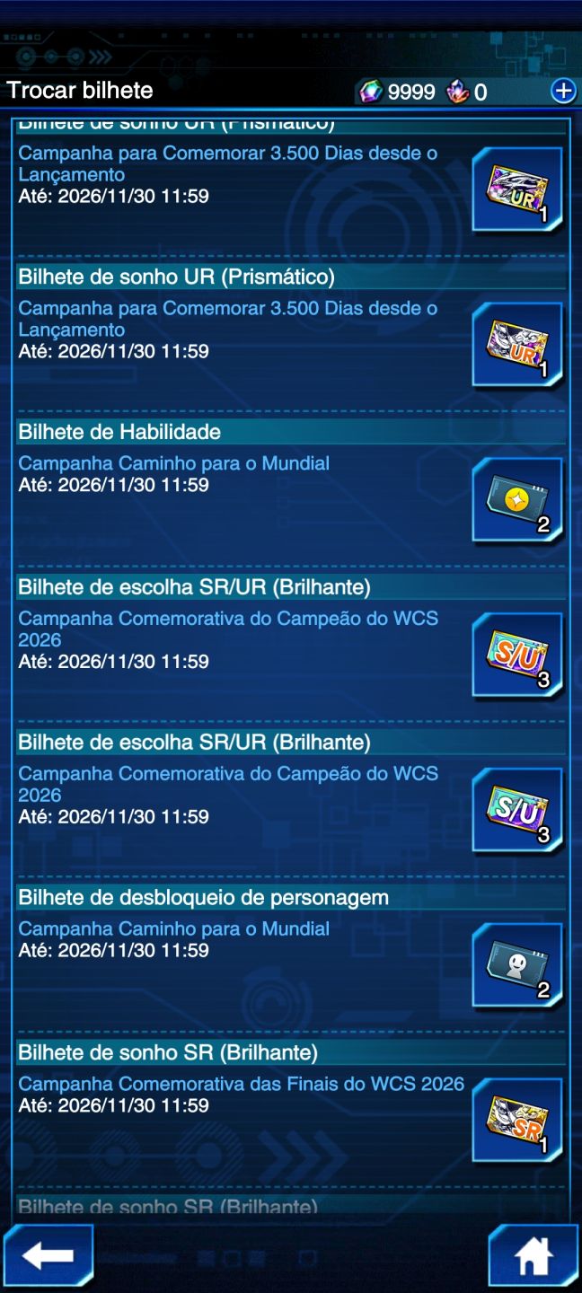 Conta starter duel links gemada 15 mil gemas 700 chips 4 ur dos sonhos e 4 sr