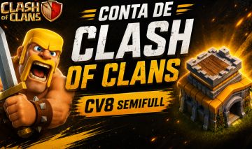 Conta Clash of Clans | CV8 Semifull