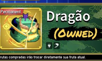 Conta blox fruit com dragão permanente magnet portal e Lightning