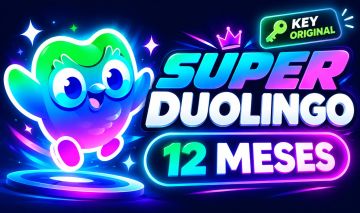 Duolingo Super 12 Meses KEY ORIGINAL | Ativação Site Oficial | Conta Própria