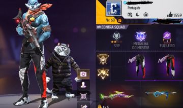 Conta De Free Fire lvl 60