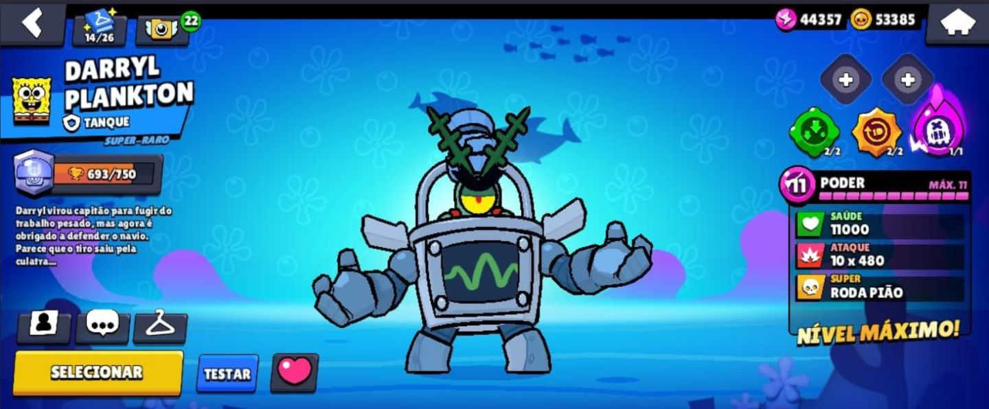 CONTA BRAWL STARS + 203 SKINS + 89K DE OURO + 186 GEMAS + BUZZ GODZILLA PRETO