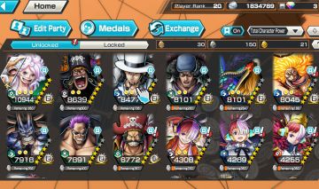 Conta iniciante com 9 EX