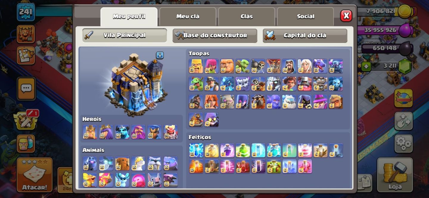 CV18 FULL RARO SKINS E PAISAGEM EXCLUSIVAS