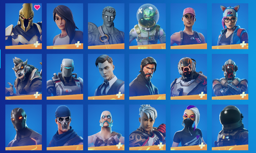Conta Epic ( Fortnite e RL ), cerca de 100 skins e muitos jogos na Epic PC