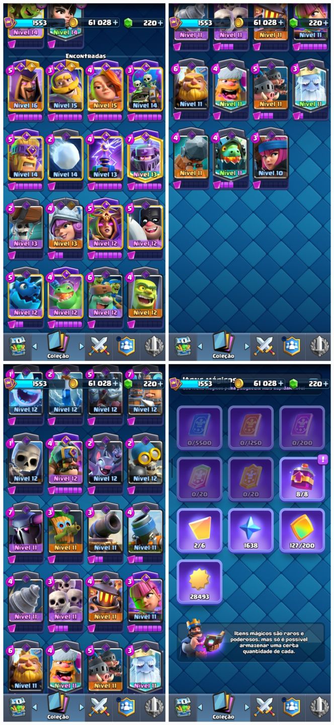 Melhor venda de conta de Clash Royale + Brawl Stars!!
