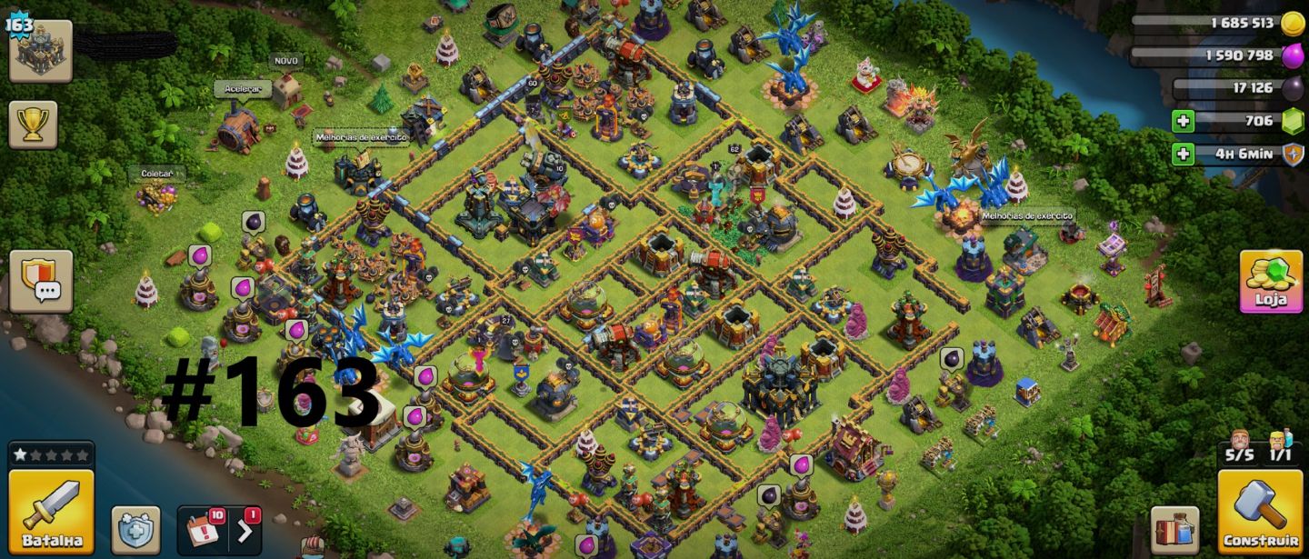 PROMOÇÃO ESPECIAL: CONTAS CV 17 e 18 CLASH OF CLANS FULL ACESSO COM SEGURANÇA!!