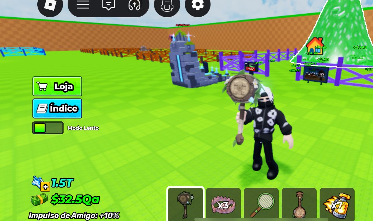 [Conta com 1.5T velocidade 375B/s em Pet] 2x money 256x speed Steal an egg
