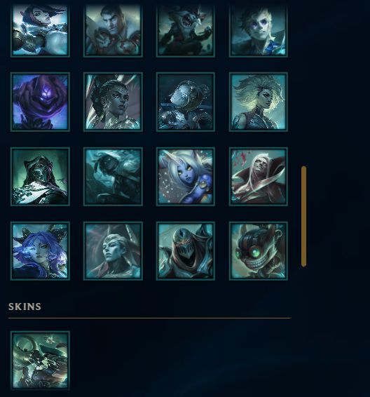 ACC DE LOL ADC + KAISA LENDA ASCENDIDA + TODAS SKIN DA VAYNE, SMOLDER E ZERI