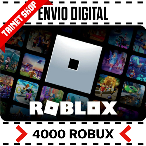 4000 Robux - Envio Digital - Gift Card - Gift Cards - GGMAX