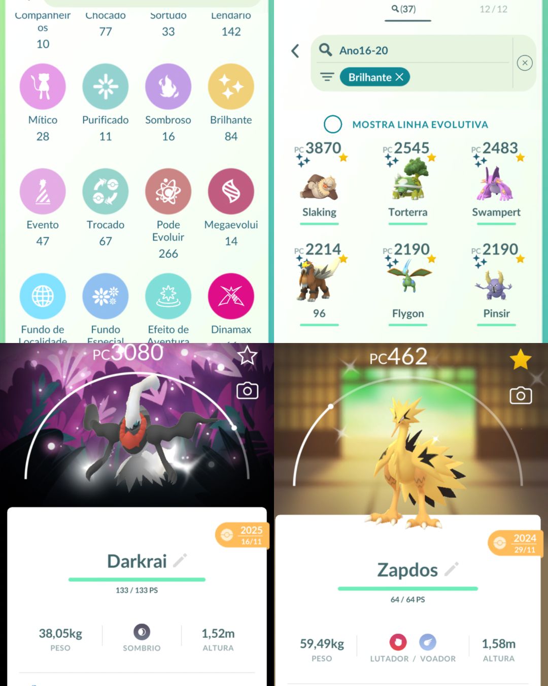 CONTA POKÉMON ANO 2018