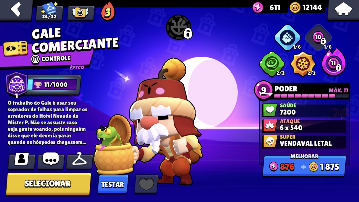 Conta de brawl stars, +80k de troféus