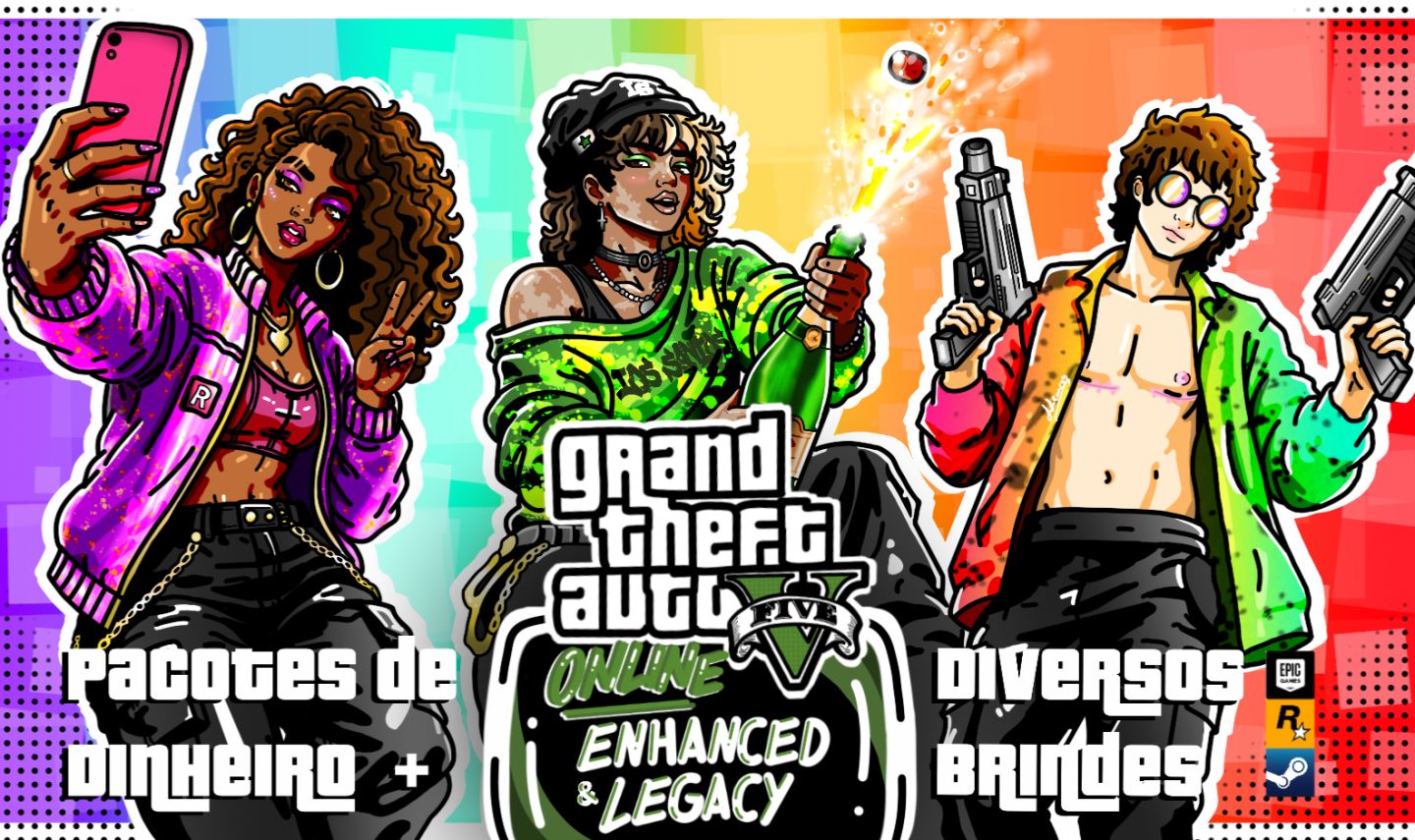GTA ONLINE - PACOTES DE DINHEIRO - ENHANCED & LEGACY