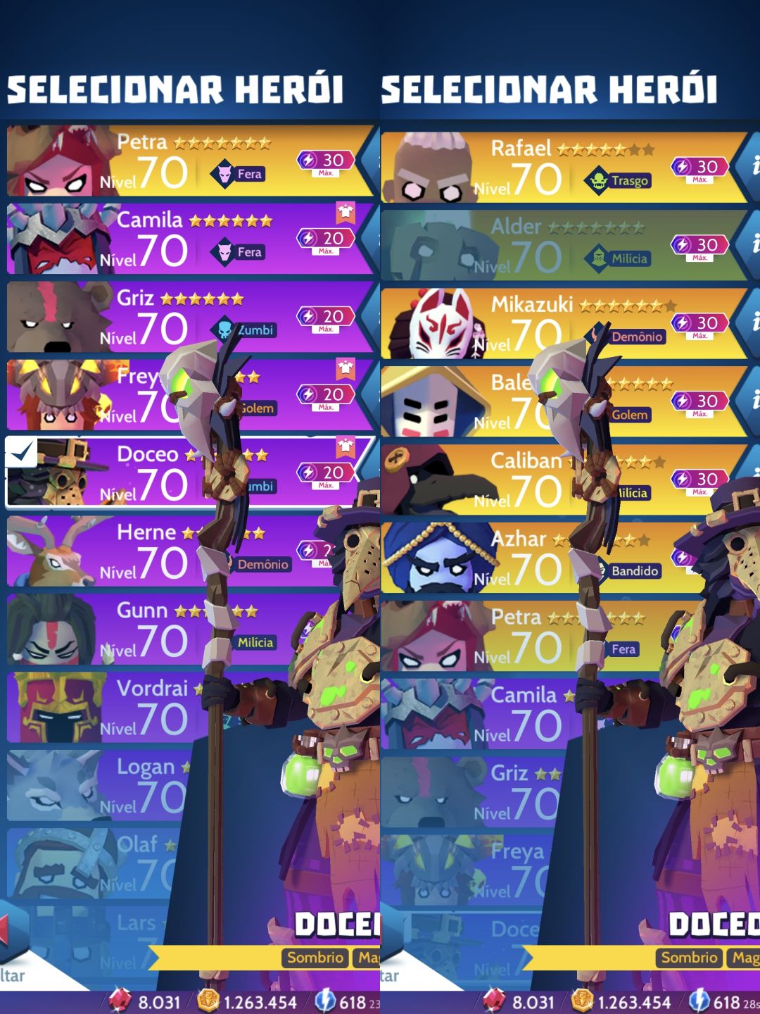 Conta knighthood Full mago
