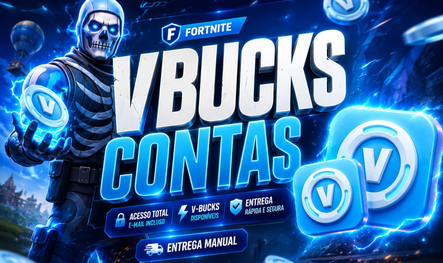 CONTAS FORTNITE COM VBUCKS