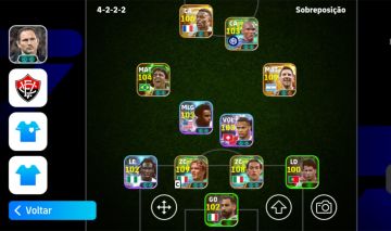 EFootball Mobile Time Forte 3210 Força | Messi 109, Maldini 109, Mbappé 106