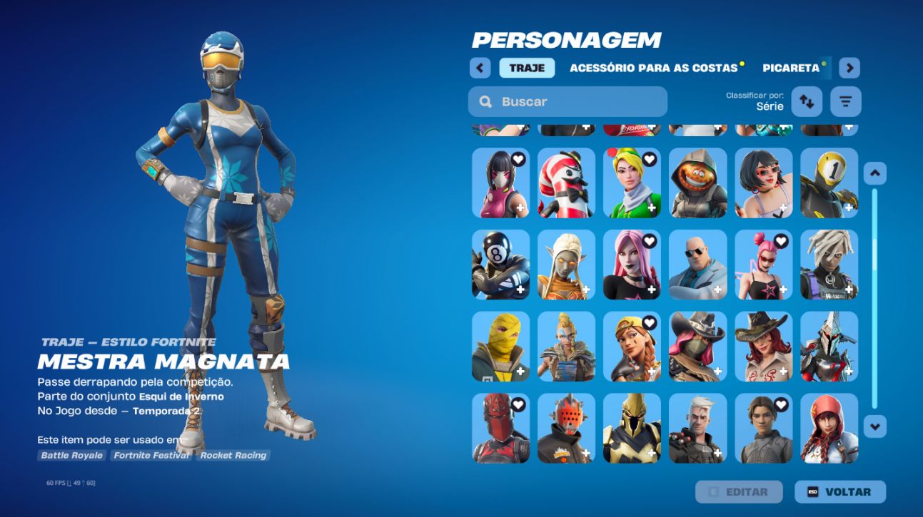 CONTA DE FORTNITE COM SKINS RARAS E SALVE O MUNDO COM VBUCKS