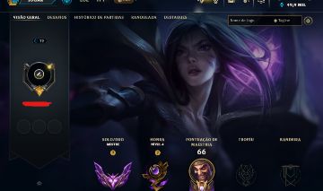 Conta mestre, com skin do draven ceifador e é possivel email