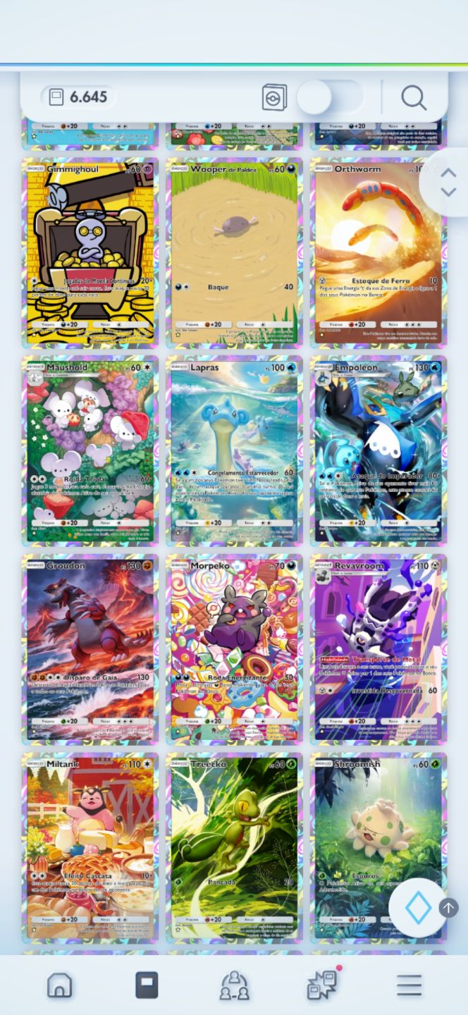 CONTA RARA POKÉMON TCG POCKET