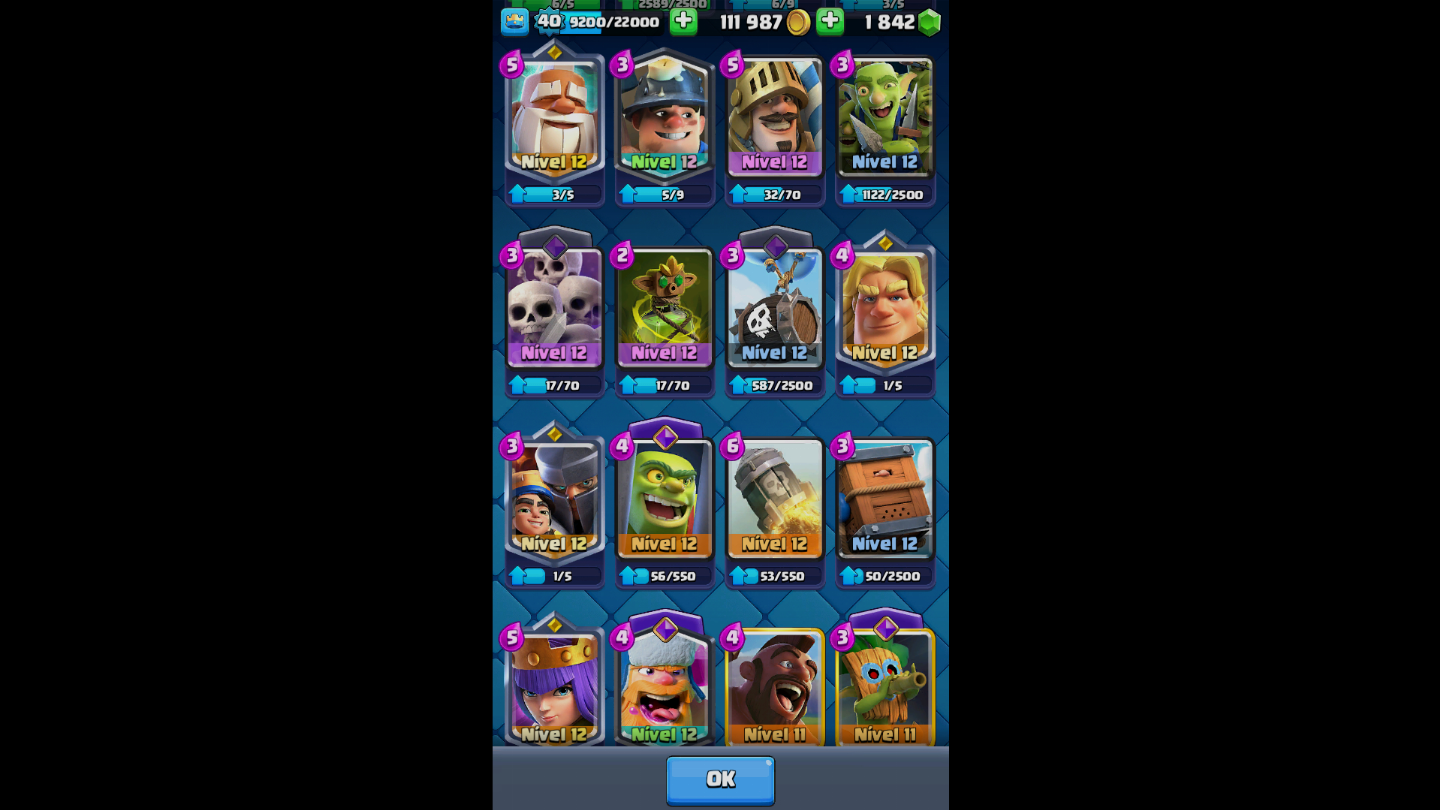 Conta de clash com 9000k muito bom e preço a ser negociavel so vem!!!!