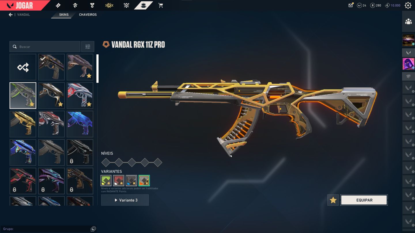 CONTA COM PACOTE CHAMPIONS 2022 E MUITAS SKINS / PRECO NEGOCIAVEL