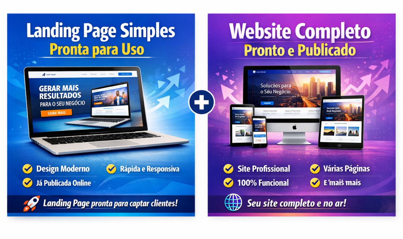 Sites e Landing Pages Profissionais