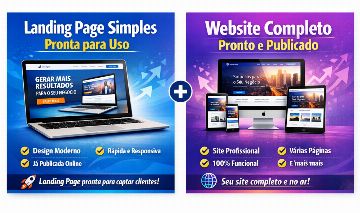 Sites e Landing Pages Profissionais