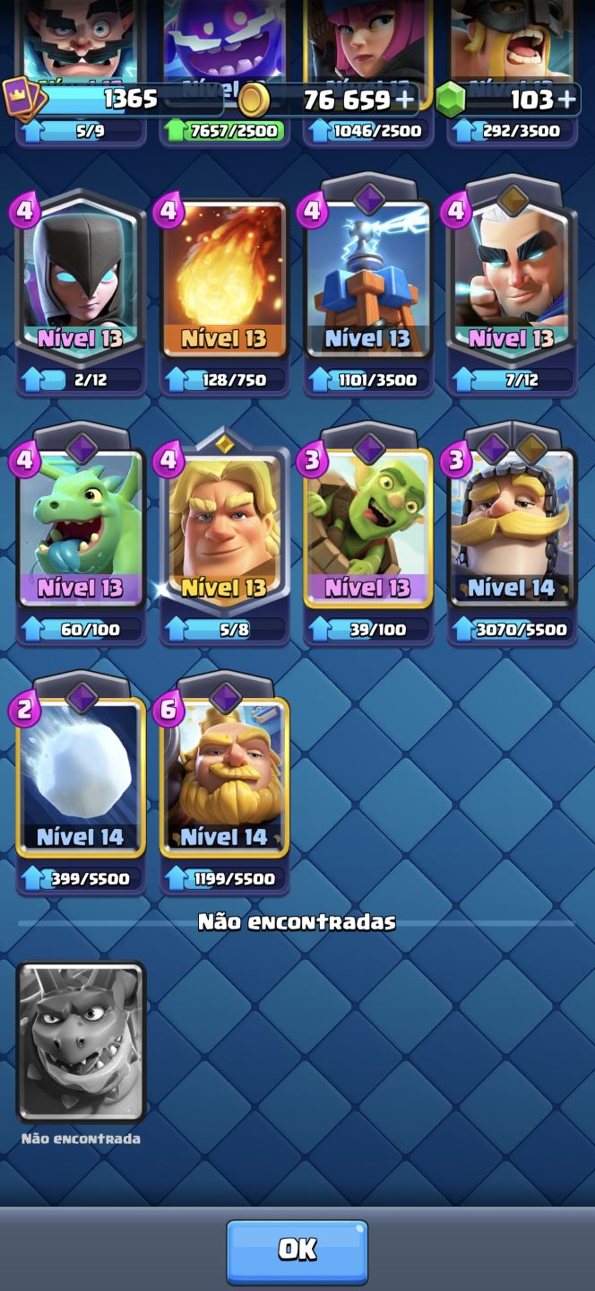 Conta de Clash Royale boa