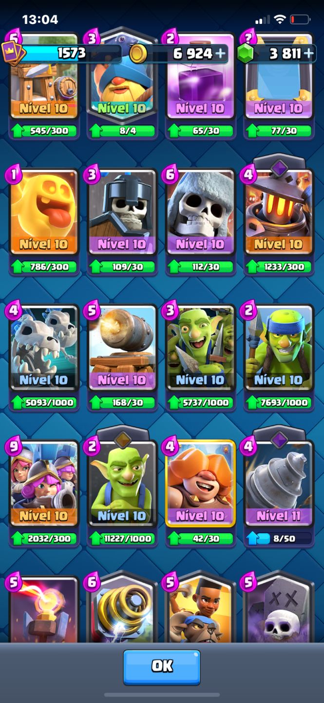 Conta clash Royale