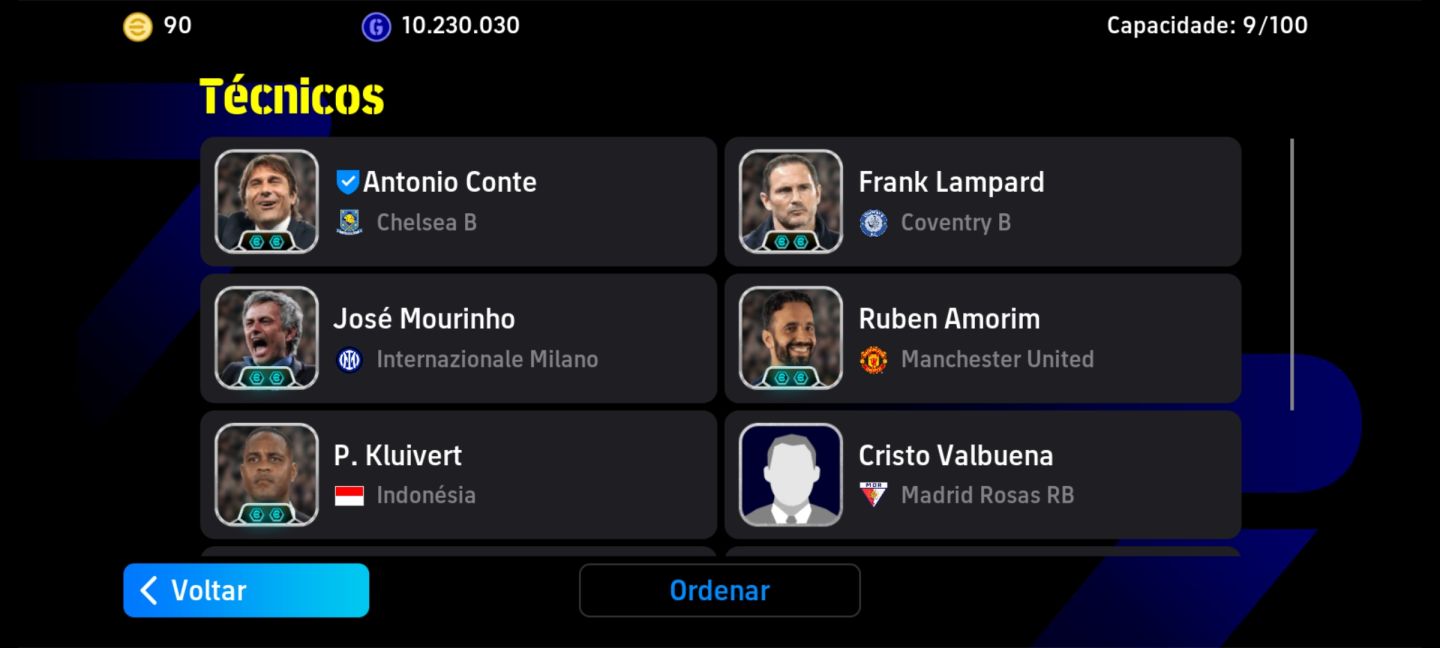 CONTA EFOOTBALL RARA! BEST 109 + ENDRICK BUGADO + RICE LISO + PIRLO PRIME E+++!