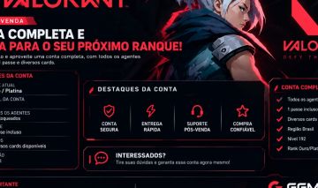 CONTA VALORANT NÍVEL 192 | SKINS PREMIUM | TODOS OS AGENTES